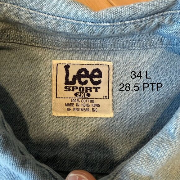 Vintage Star Wars Denim Shirt 2XL Blue 90s Movie Promo Button Up Darth Maul - Picture 6 of 9